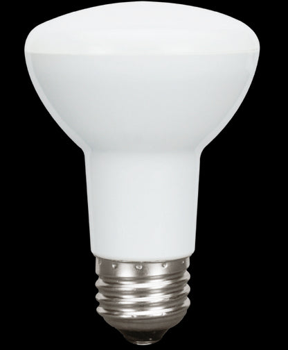 Luxrite LED BR20 Light Bulb, 6.5W, 460 Lumens, 5000K - Bright White, 80 CRI, Frosted White Finish, Dimmable (LR31844)