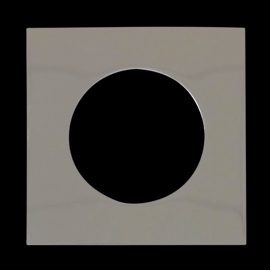 Luxrite 2" Regressed Interchangeable Canless Spotlight Square Chrome Trim, Pack of 5(LR23450)