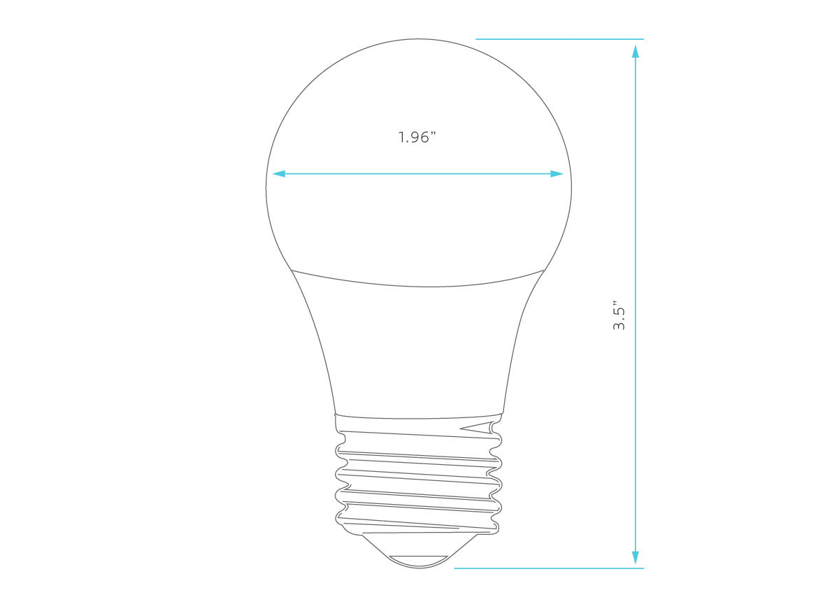 Luxrite LED 7W A15 Bulb, 4000K- Cool White, 600 Lumens, 80 CRI, Frost Finish, Dimmable (LR21352)