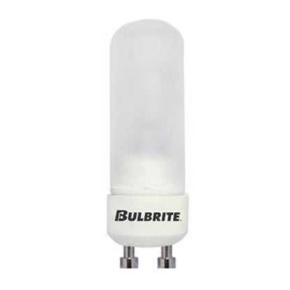 Bulbrite Q50CL/GU10-10PK 50 Watt Dimmable Halogen DJD Tube, Twist and Lock GU10 Base, Frost, 10-Pack