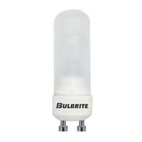 Bulbrite Q50CL/GU10-10PK 50 Watt Dimmable Halogen DJD Tube, Twist and Lock GU10 Base, Frost, 10-Pack