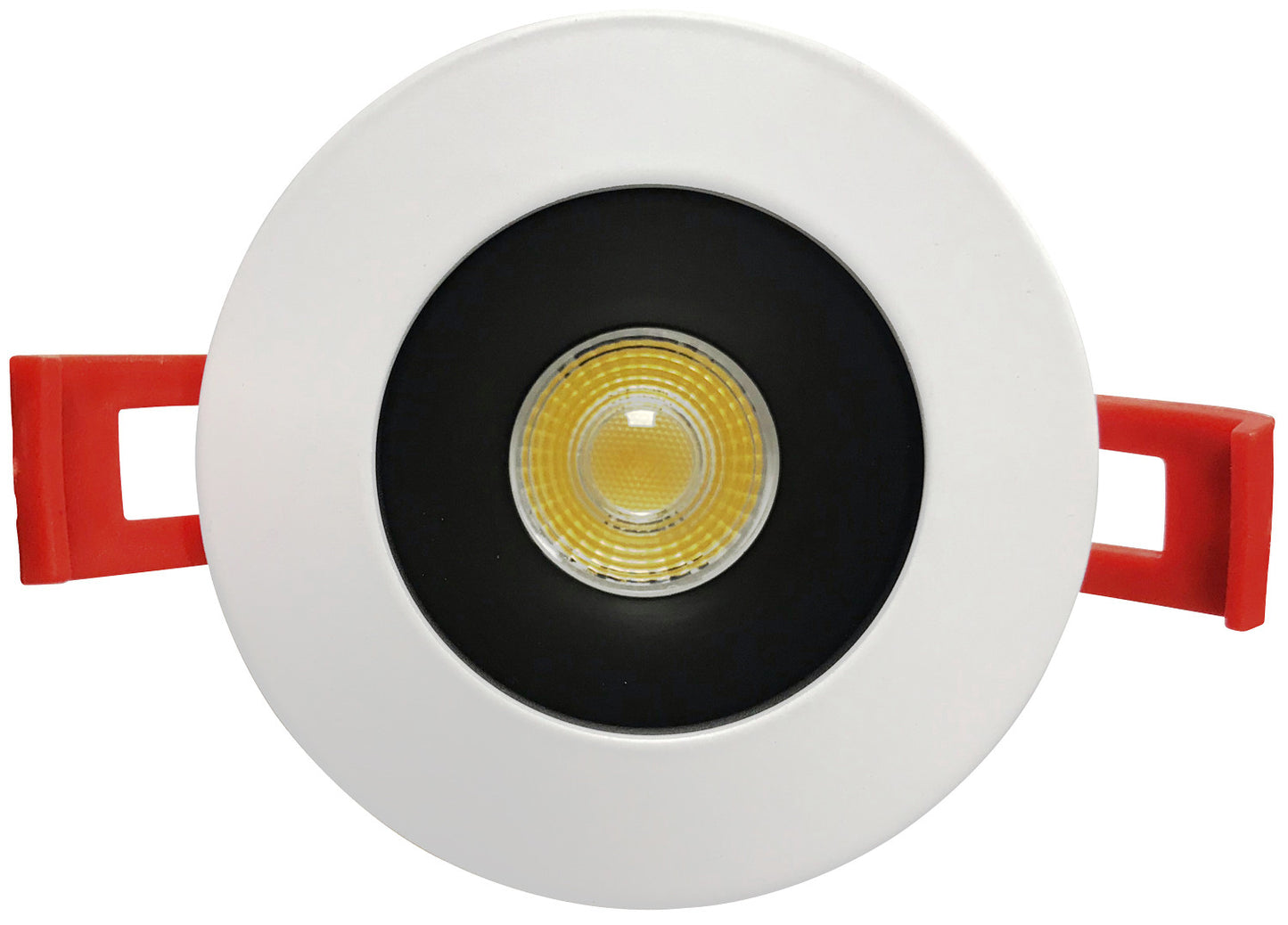 Luxrite 2" Regressed Interchangeable Canless Spotlight Black Finish Reflector, Pack of 7 (LR23423)