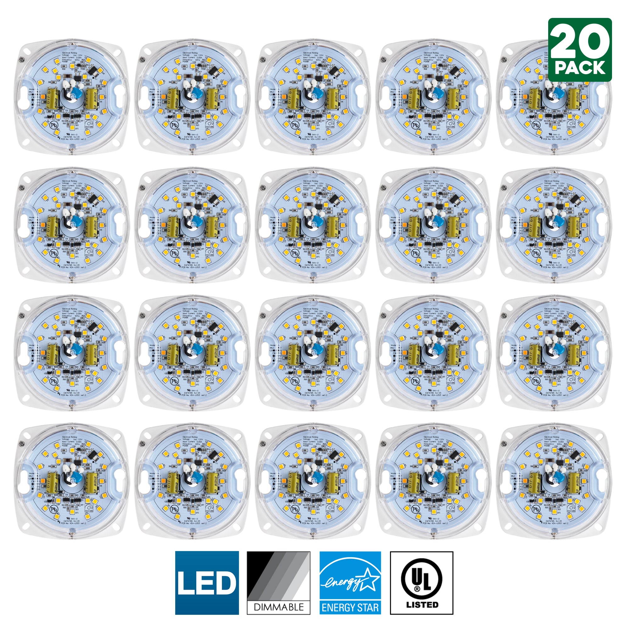 Sunlite LED Retrofit Light Engine, 3-Inch, 4000K Cool White, 10 Watt ...