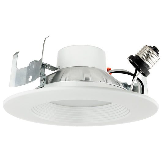 Sunlite LED 5/6" Round 18 Watt Retrofit Downlight, Medium (E26) Base, 3000K Warm White