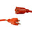 Sunlite EX50-14/3 Heavy Duty 50 Foot Orange Outdoor Extension Cord