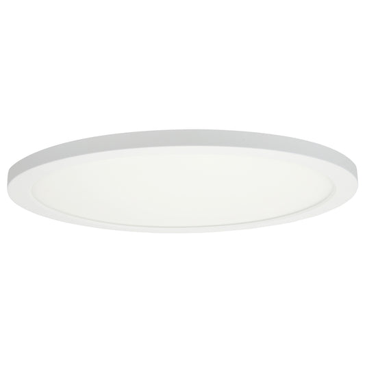 12” LED Round Flush Mount Mini Panel Light Fixture, 22 Watts (=150W), Tunable 27K/30K/35K/40K/50K Color, 1500 Lumens, Dimmable, 90 CRI, ETL Listed, For Residential & Commercial Use