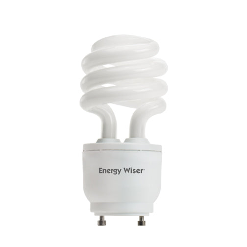 Bulbrite CF18WW/GU24/DM 18 Watt Energy Wiser Dimmable Compact Fluorescent T3 Coil, Twist and Lock GU24 Base, Warm White, 75 Watt Equivalent