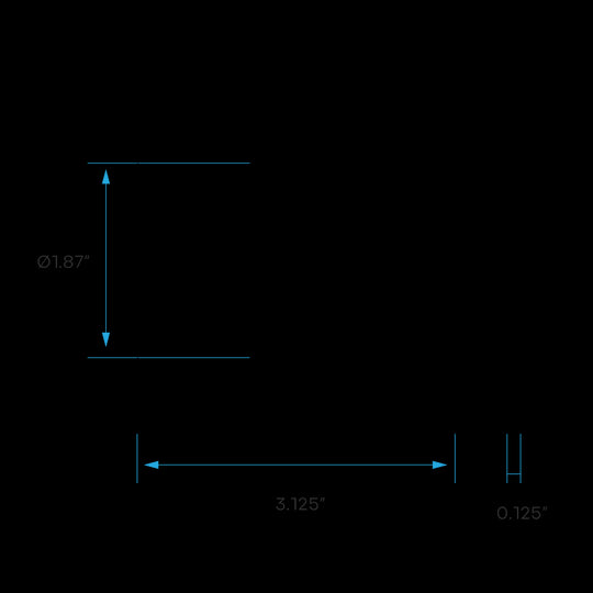 Luxrite 2" Regressed Interchangeable Canless Spotlight Square Bronze Trim, Pack of 5 (LR23452)