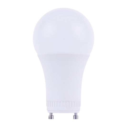 Luxrite LED A19, GU24 Twist & Lock Base, 9W, 5000K - Bright White, 800 Lumens, 80 CRI, Frost Finish, Dimmable (LR21463)