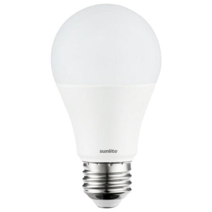 Sunlite 80682-SU LED A19 Light Bulbs, 9 Watts (60W Equivalent), Medium Base (E26), Non-Dimmable, Frost, UL Listed, 30K - Warm White 18 Pack