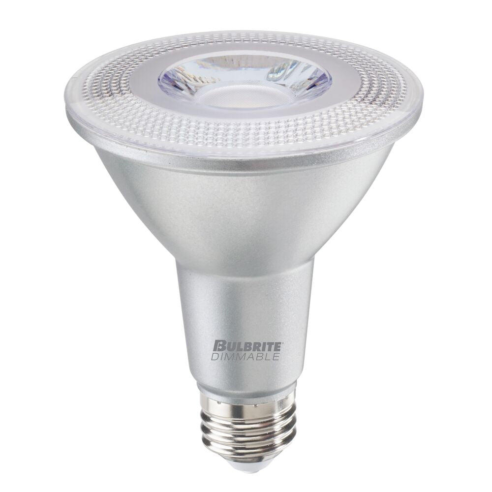Bulbrite Pack of (6) 10 Watt Dimmable Narrow Flood PAR30LN Medium (E26) LED Bulb - 800 Lumens, 2700K, and 80 CRI
