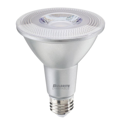 Bulbrite Pack of (6) 10 Watt Dimmable Narrow Flood PAR30LN Medium (E26) LED Bulb - 800 Lumens, 2700K, and 80 CRI