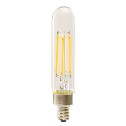 Luxrite LED T6.5 Tubular Light Bulb, E26 Medium Base, 5W, 2700K - Warm White, 80 CRI, Clear Finish, Dimmable, Pack of 7 (LR21622)