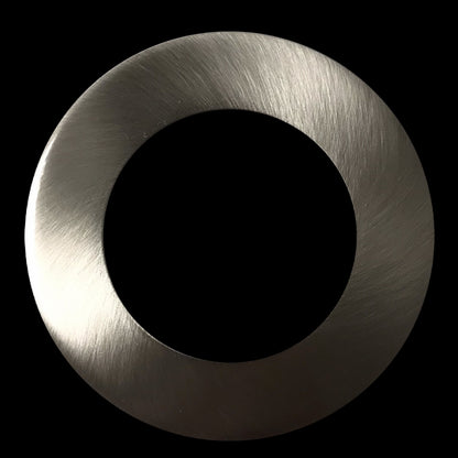 Luxrite 2" Regressed Interchangeable Canless Spotlight Round Trim Nickel Finish, Pack of 5 (LR23435)