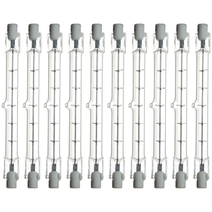 Sunlite 150 Watt, Double Ended T3, RSC Base, Clear — Bulb Center
