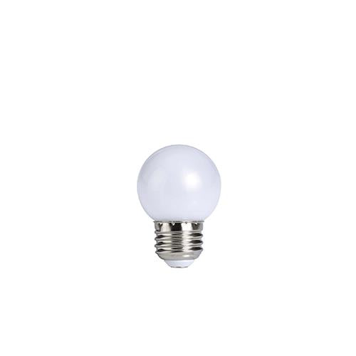 Bulbrite LED/G14W 1 Watt Ambient LED Color Light G14 Bulb, Medium Base, White