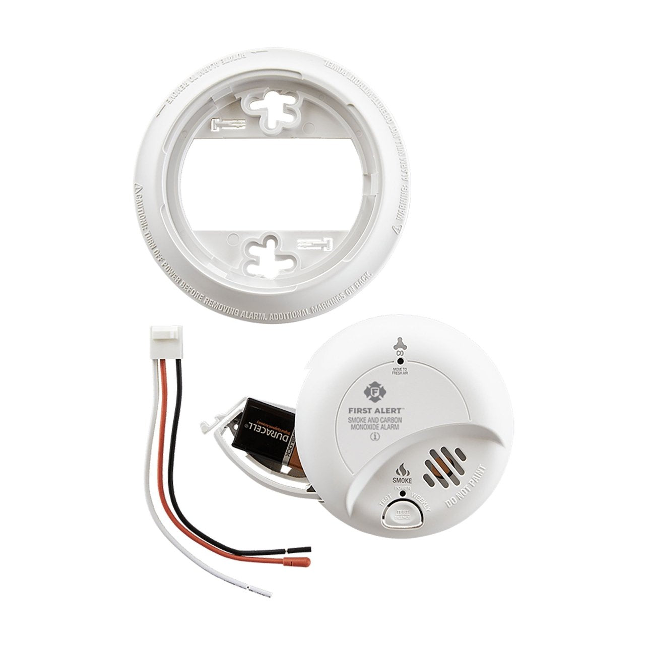 SC9120B HARDWIRED SMOKE AND CARBON MONOXIDE ALARM WITH BATTERY BACKUP