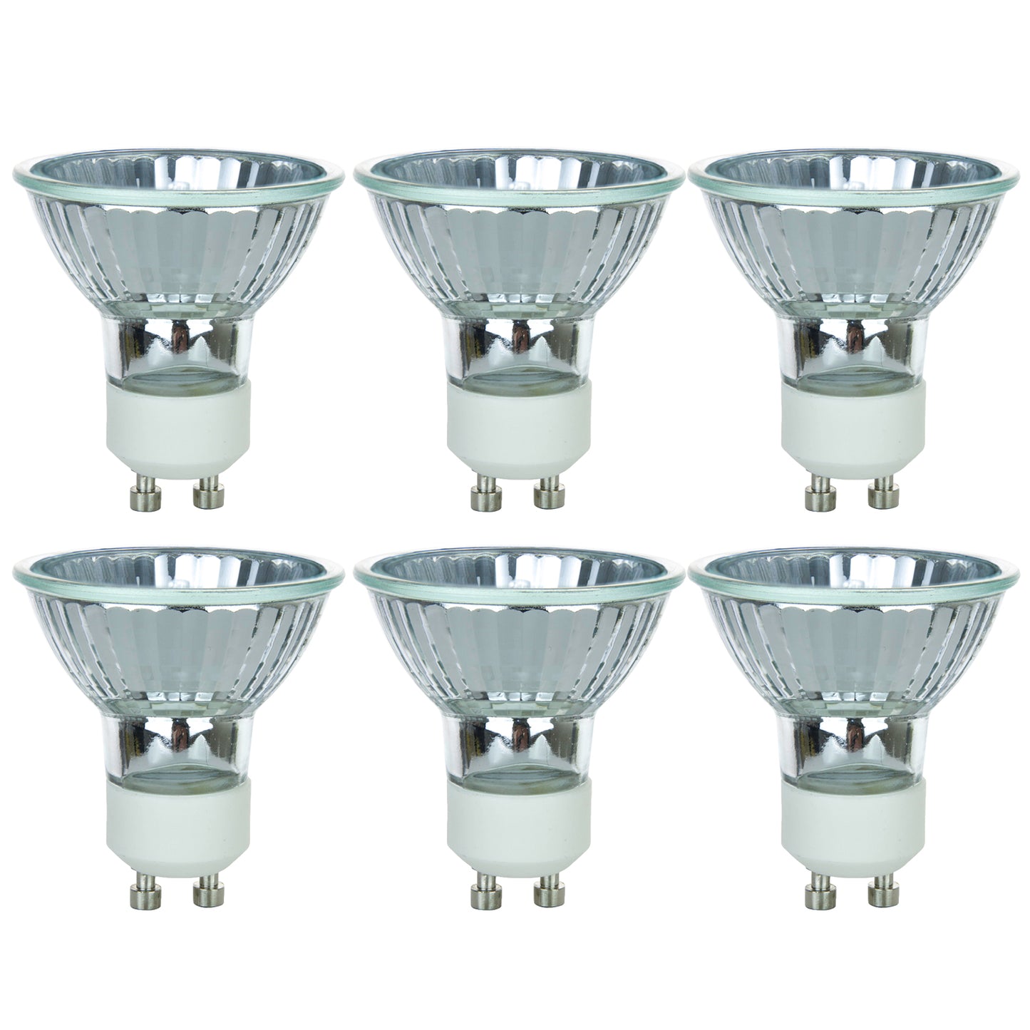 Sunlite 50MR16/CG/GU10/FL/120V/6PK Halogen 50W 120V MR16 Flood Light Bulbs (6 Pack)