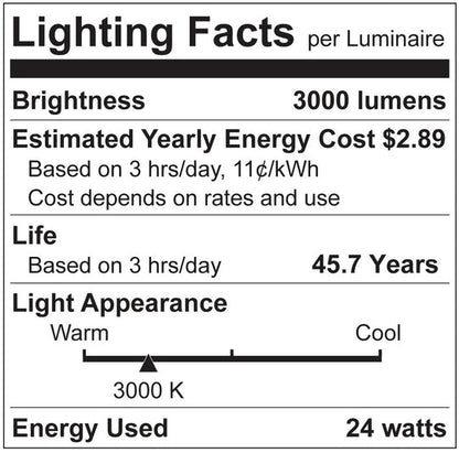 Luxrite LED 4' T5 3 Way Universal Light Tube, G5 Base, 24W, 3250 Lumens, 3000K - Soft White, 83 CRI, Frosted White Finish (LR34156)