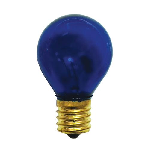 Bulbrite 10S11TB 10W Dimmable S11 Night Light Replacement Bulb, Intermediate Base, Transparent Blue