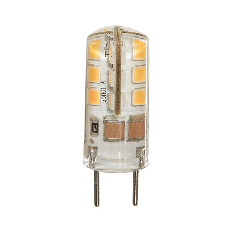Luxrite G8 LED 1.29" Light Bulb, 2W, 140 Lumens, 120V, 2700K - Warm White, Clear Finish (LR24609)