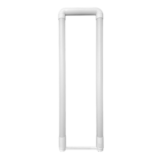 Luxrite LED T8 U6 U-Bend Universal 3 Way Tube Light, 15W, 1950 Lumens, Color Selectable - 3500K/4000K/5000K, 83 CRI, Frost Finish, Dimmable (LR23519)