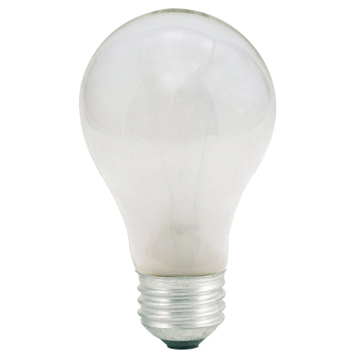 Bulbrite 25A 25 Watt Incandescent  A19, Medium Base, Frost, 2-Pack