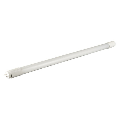 Luxrite LED 2' T8 Universal 11W Shatter Proof Ballast Compatible Light Tube, G13 Base, 1100 Lumens, 3000K - Soft White, 83 CRI, Frosted White Finish, Pack of 5 (LR34070)