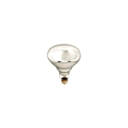 Bulbrite 250BR40H/TC 250 Watt Incandescent BR40 Heat Lamp w/Tough Coat, Medium Base, Clear