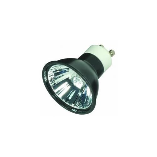 Bulbrite FMW/GU10/BLK 35 Watt Dimmable Halogen MR16 Bulb, Twist and Lock GU10 Base, Black