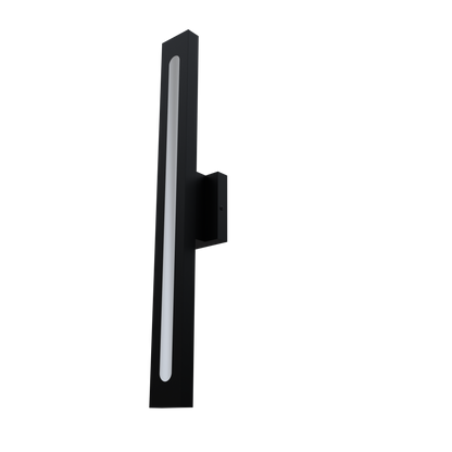 Magrolino LED 24” Modern Slim Rectangle Wall Sconce Black