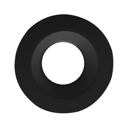 Luxrite 4" Regressed Interchangeable Round Smooth Black Trim Canless Spotlight (LR24956)
