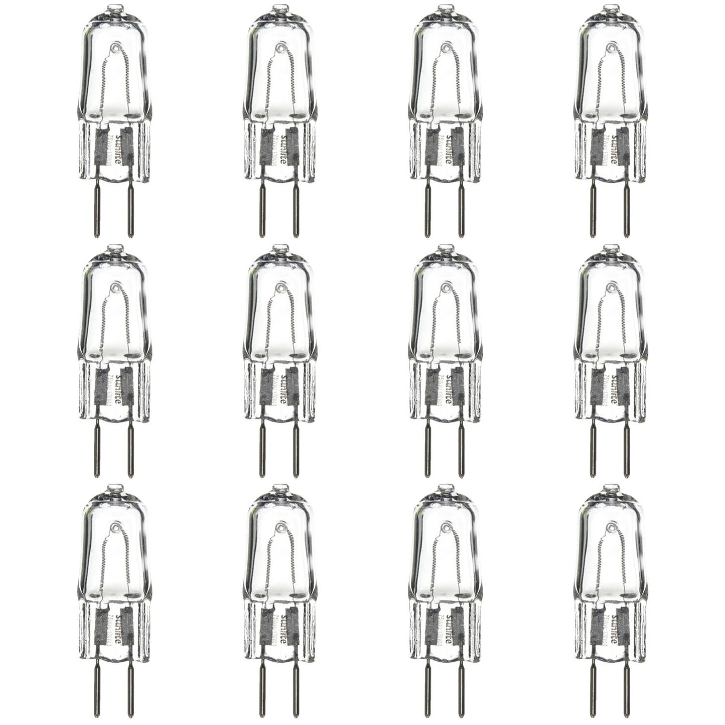 Sunlite 75 Watt, Single Ended T3.5, GY6.35 Bi-Pin Base, Clear