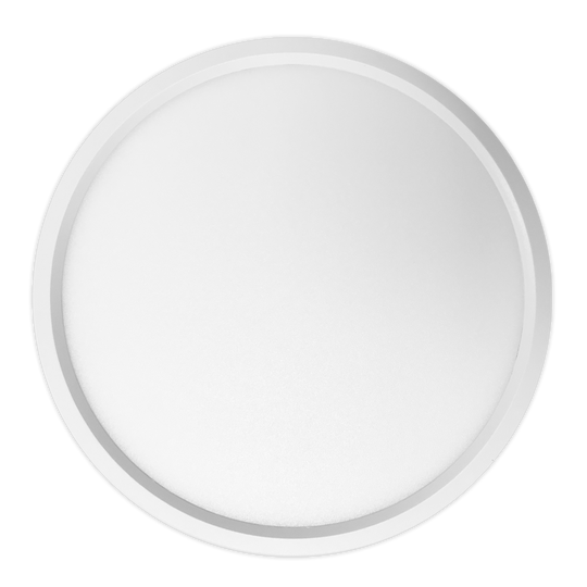 Luxrite LED Surface Mount 7" Round Slim, 15W, 1000 Lumens, Color Selectable - 3000K/4000K/5000K, 80 CRI, White Finish, Dimmable (LR23592)