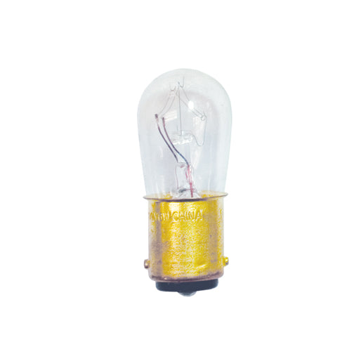 Bulbrite 6S6/DC 6 Watt Sign & Indicator S6 Bulb, Double Contact Bayonet Base, Clear