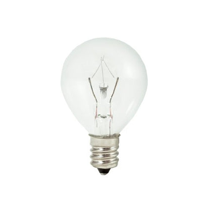 Bulbrite KR15G11CL 15 Watt Dimmable Krypton Krystal Touch Globe G11, Candelabra Base, Clear, 10-Pack