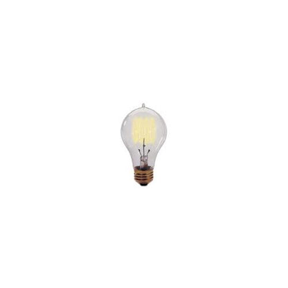 Bulbrite NOS25-VICTOR 25 Watt Nostalgic Incandescent Edison Quad Loop A19, Medium Base, Antique Finish