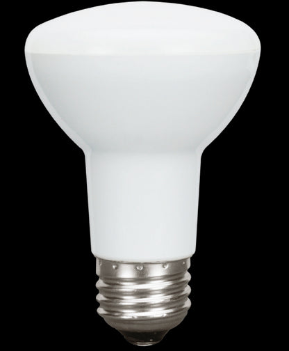 Luxrite LED BR20 Light Bulb, 6.5W, 460 Lumens, 2700K - Warm White, 80 CRI, Frosted White Finish, Dimmable, Pack of 8 (LR31840)