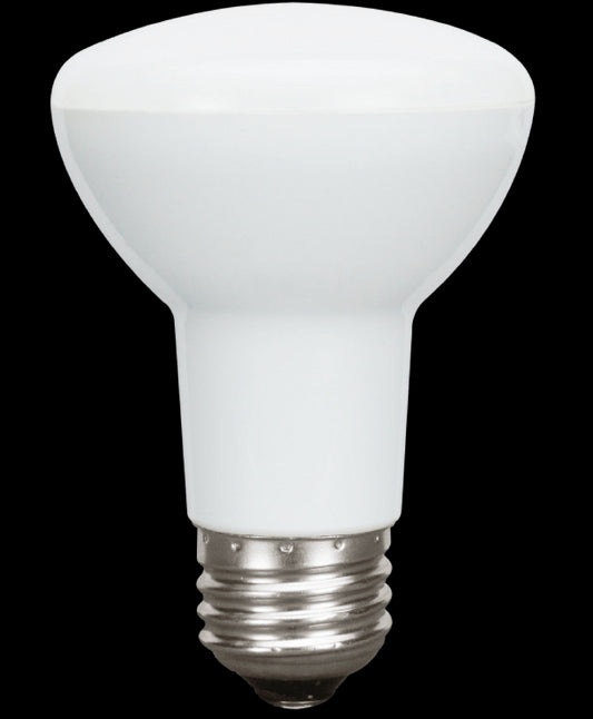 Luxrite LED BR20 Light Bulb, 6.5W, 460 Lumens, 2700K - Warm White, 80 CRI, Frosted White Finish, Dimmable, Pack of 8 (LR31840)