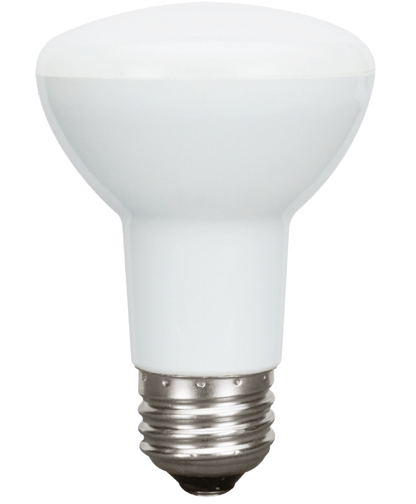 Luxrite LED BR20 Light Bulb, 6.5W, 460 Lumens, 2700K - Warm White, 80 CRI, Frosted White Finish, Dimmable (LR31840)
