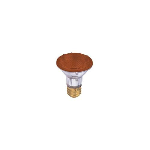 Bulbrite H50PAR20A 50 Watt Dimmable Colored Light Halogen PAR20, Medium Base, Dark Amber