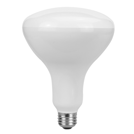 Luxrite LED BR40 Reflector Light Bulb, 14W, 1100 Lumens, 3000K - Soft White, 80 CRI, Frosted White Finish, Dimmable, Pack of 5 (LR31821)