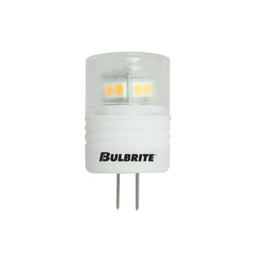 Bulbrite LED3JC/12WW 2.5 Watt LED JC G4 Bi-Pin Bulb, 10W Halogen Equivalent, Soft White