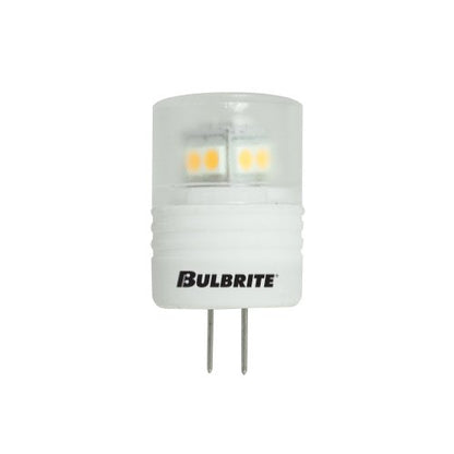 Bulbrite LED3JC/12WW 2.5 Watt LED JC G4 Bi-Pin Bulb, 10W Halogen Equivalent, Soft White