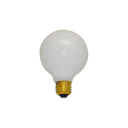 Bulbrite 40G25WH2 40 Watt Incandescent G25 Globe, Medium Base, White