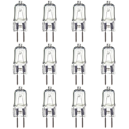 Sunlite 40621-SU Q35/GY6/120V Halogen 35-Watt Single Ended T3.5 Lght Bulb, 315 Lumen, 120 Volt, GY6.35 (Bi-Pin) Base, Clear, 2000 Hour Life Span, 3200K - Warm White 12 Pack