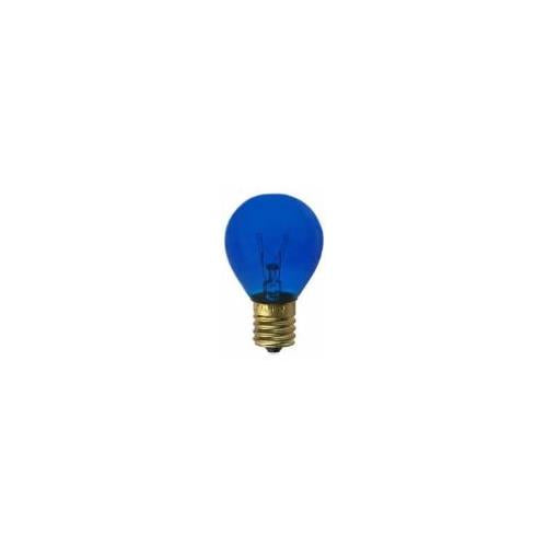 Bulbrite 10S11TB 10W Dimmable S11 Night Light Replacement Bulb, Intermediate Base, Transparent Blue