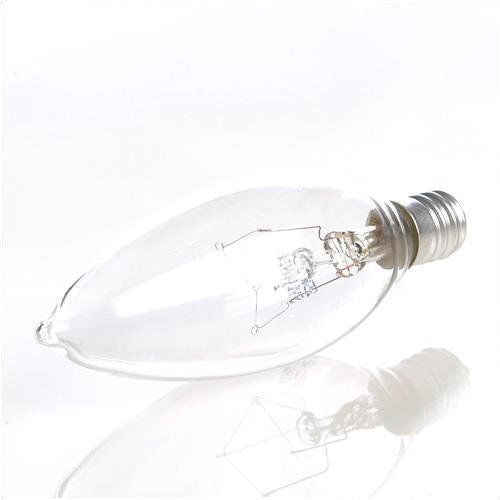 Sylvania Incandescent Light Bulb 25 watt - 120 volt - B10 - Candelabra Screw (E12) Base - 2,850K - Clear - Torpedo Tip - Decor