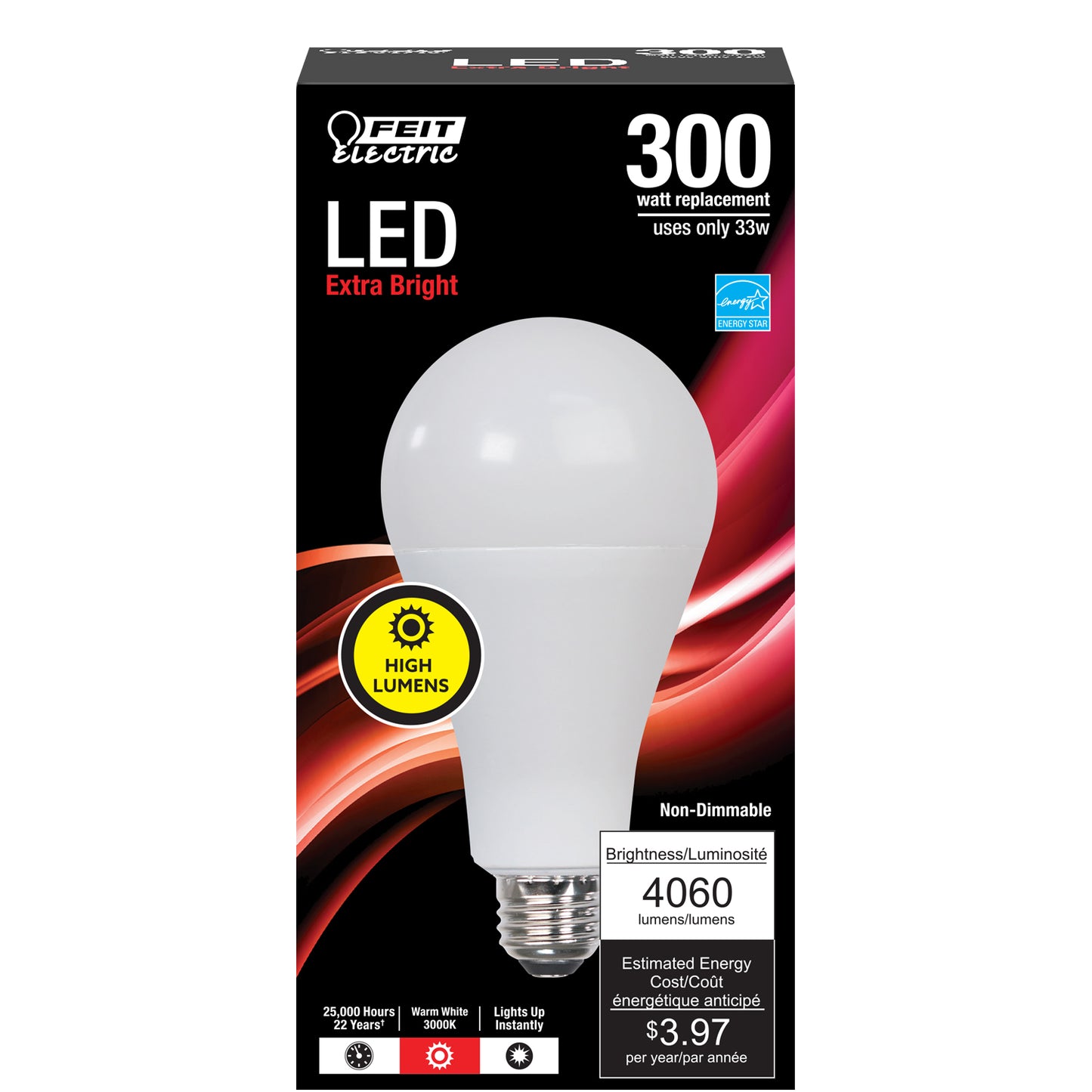 300-Watt Equivalent Soft White High Output LED