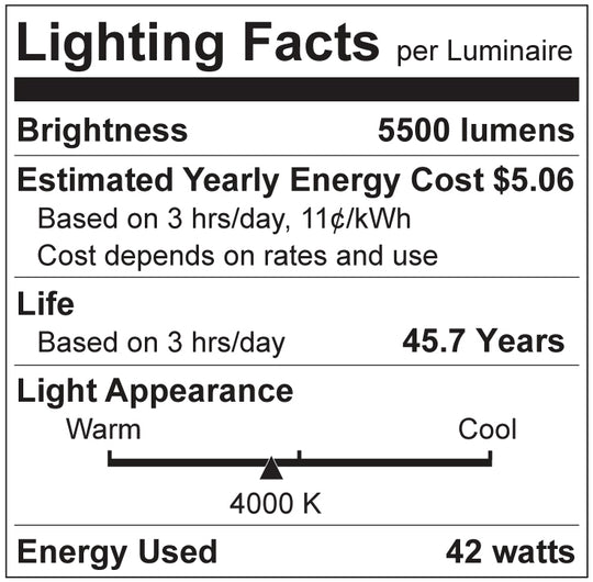 Luxrite LED 8' T8 Ballast Bypass Tube, R17D Base, 42W, 5400 Lumens, 4000K - Cool White, 82 CRI, Frosted White Finish, Pack of 2 (LR34135)
